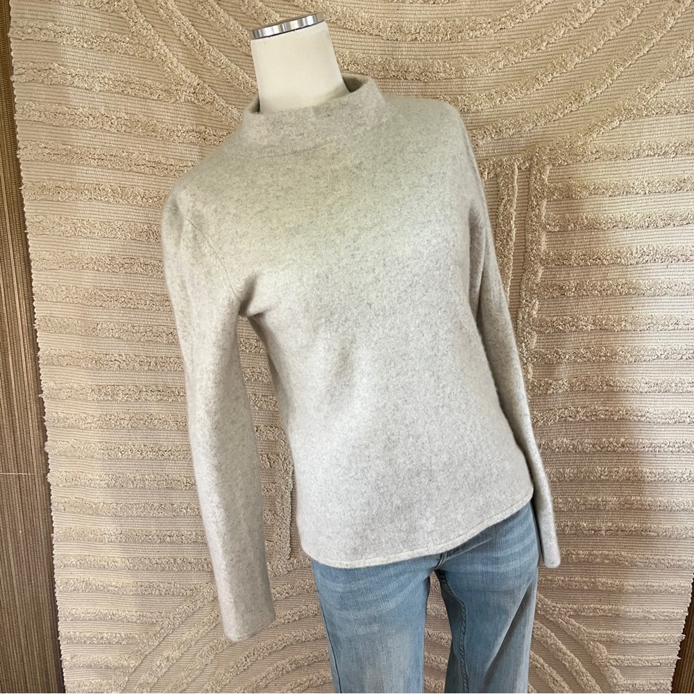 Neimen Marcus Cashmere Mock Neck Sweater